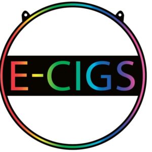 E-Cigs Circular Neon Sign