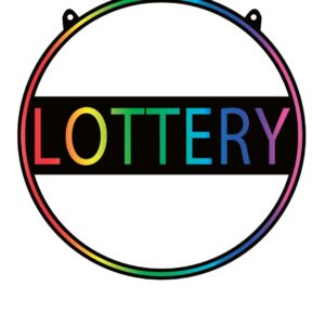Lottery Circular Neon Sign