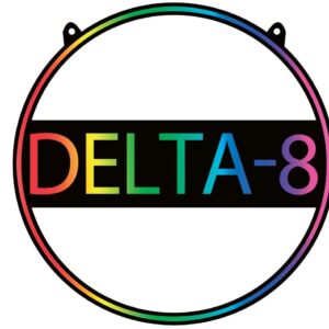 Delta 8 Circular Neon Sign