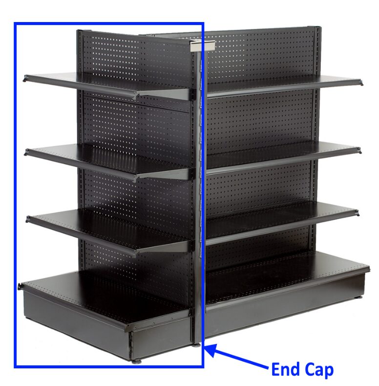 Gondola END CAP-Black