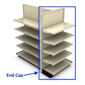 Gondola END CAP-BEIZE