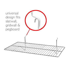 24" L x 12" D Wire Shelf-Chrome