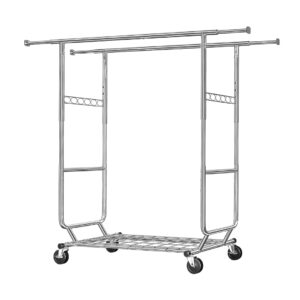 DOUBLE BAR CLOTHING RACK