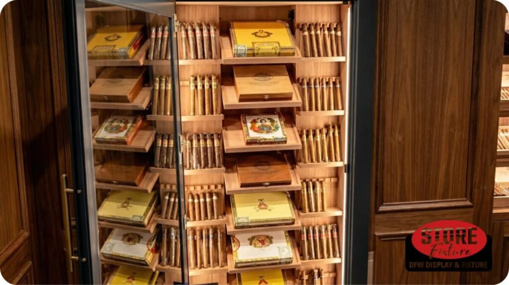 Custom Built-In Humidor Cabinet