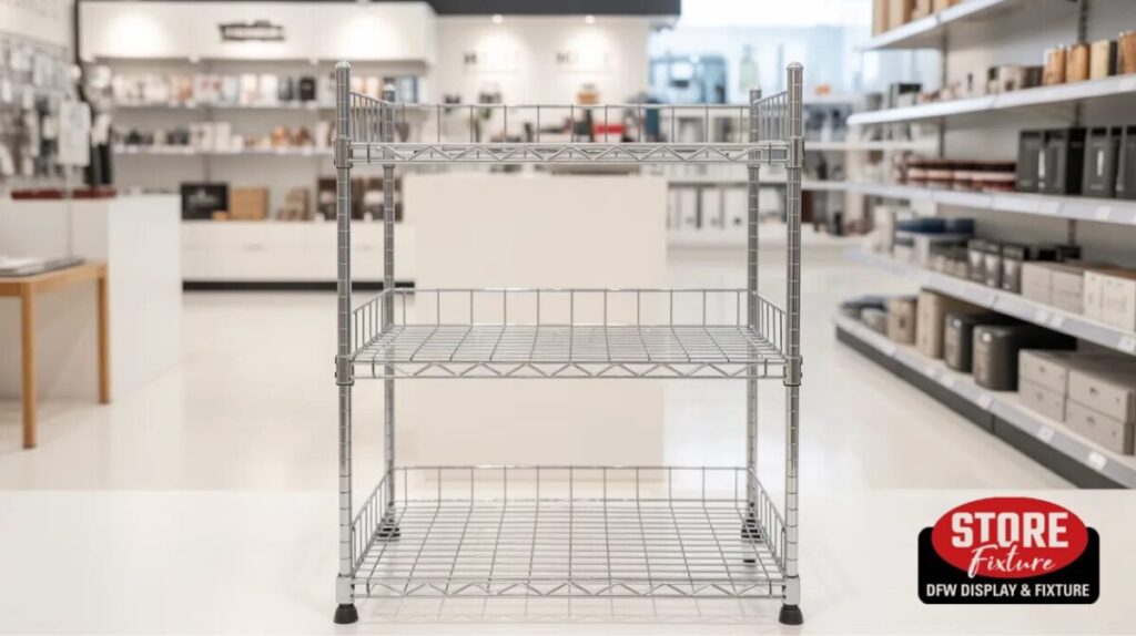 Wire Metal 3-Tier Shelf Organizer